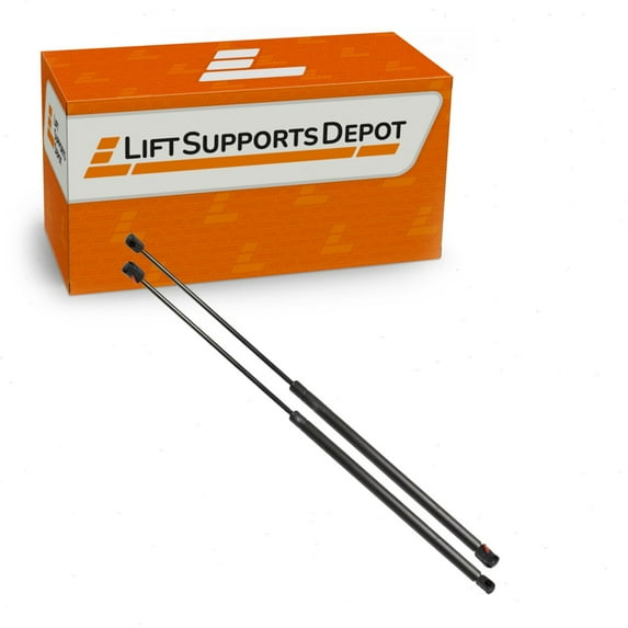 Set of 2 10mm "Quick Release" End Lift Supports 13.8 Inch Extended X 57 lbs New for Car Gas Shock Strut - Lift Supports Depot SE1375P57EZ10-a