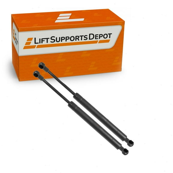 Set of 2 10mm Steel Claw End Lift Supports 29.15 Inch Extended X 120 lbs New for Car Gas Shock Strut - Lift Supports Depot ST295M120S10-a