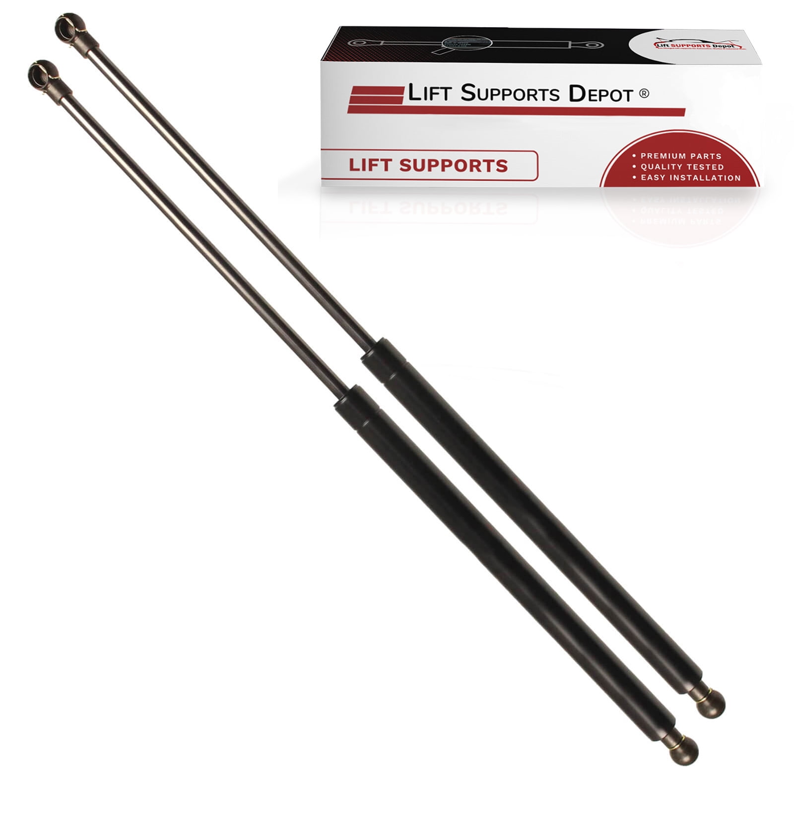 Set of 2 13mm Metal Cup End Lift Supports 14 Inch Extended X 180 lbs ...