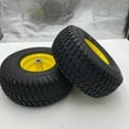 thumbnail image 1 of Set of 2 - 15x6.00-6 Lawn Mower Wheel - 3/4 Inch Axle, Strong Turf, 1 of 4
