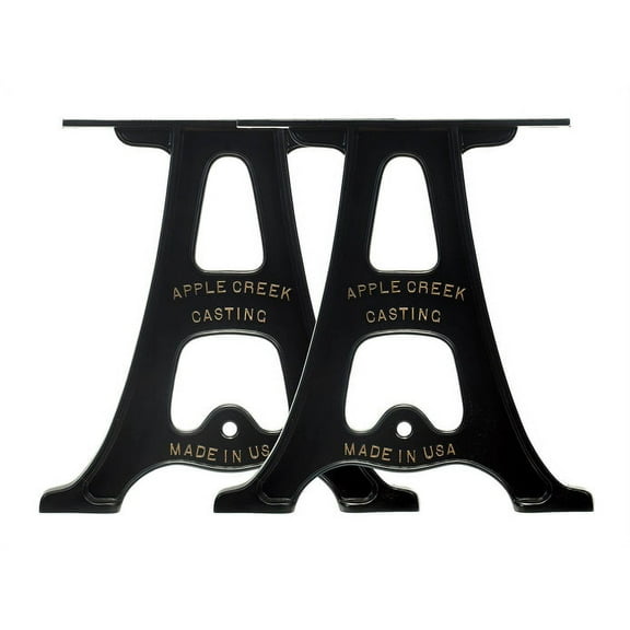 Set of (2) 16" Cast Aluminum Table legs (Lewis)