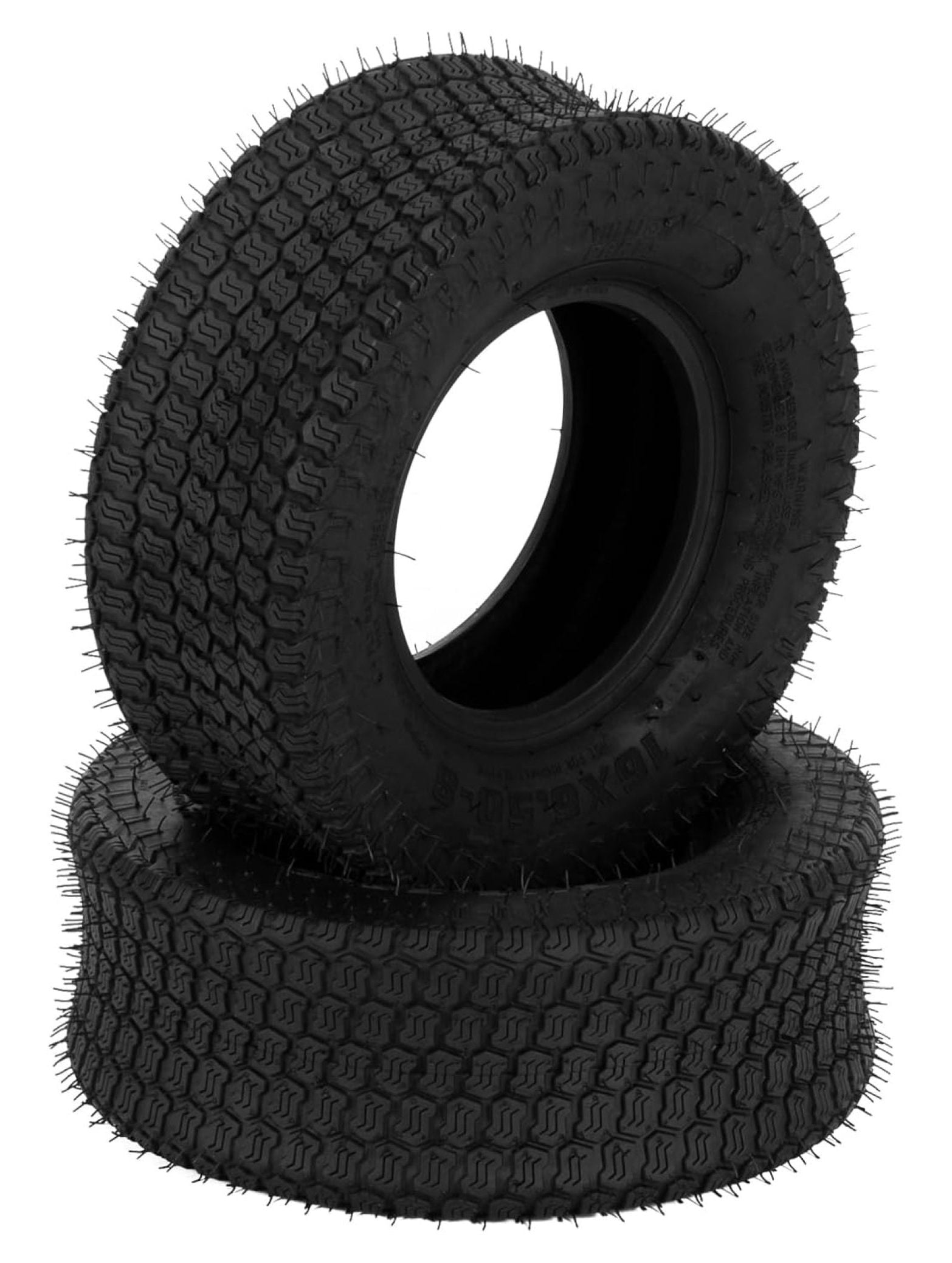 Set of 2 16x6 50 8 16x6 5x8 lawn mower cart turf tires 2pr load range b