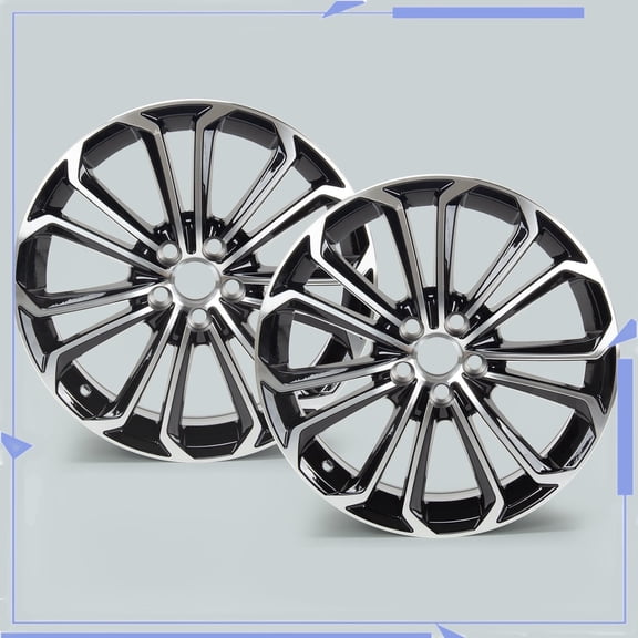 Set of 2 17x7" Replacement Alloy Wheel Rim for Toyota Corolla 2014-2016