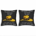 thumbnail image 1 of Set of 2 18x18in Throw Pillow Covers with Playful Cartoon Hat Design Perfect for Couch Bed or Car - Fun and Colorful Decor, 1 of 8