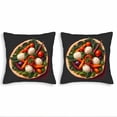 thumbnail image 1 of Set of 2 18x18in Throw Pillow Covers with Vibrant Vegetable Design on Lettuce Perfect for Couch Bed or Car Decor, 1 of 8