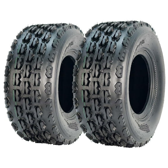 Set of 2 19x7-8 ATV UTV Sport Tires 19x7x8 All Terrain Tubeless Tires Front Left & Right 4 Ply Rated Load Range B