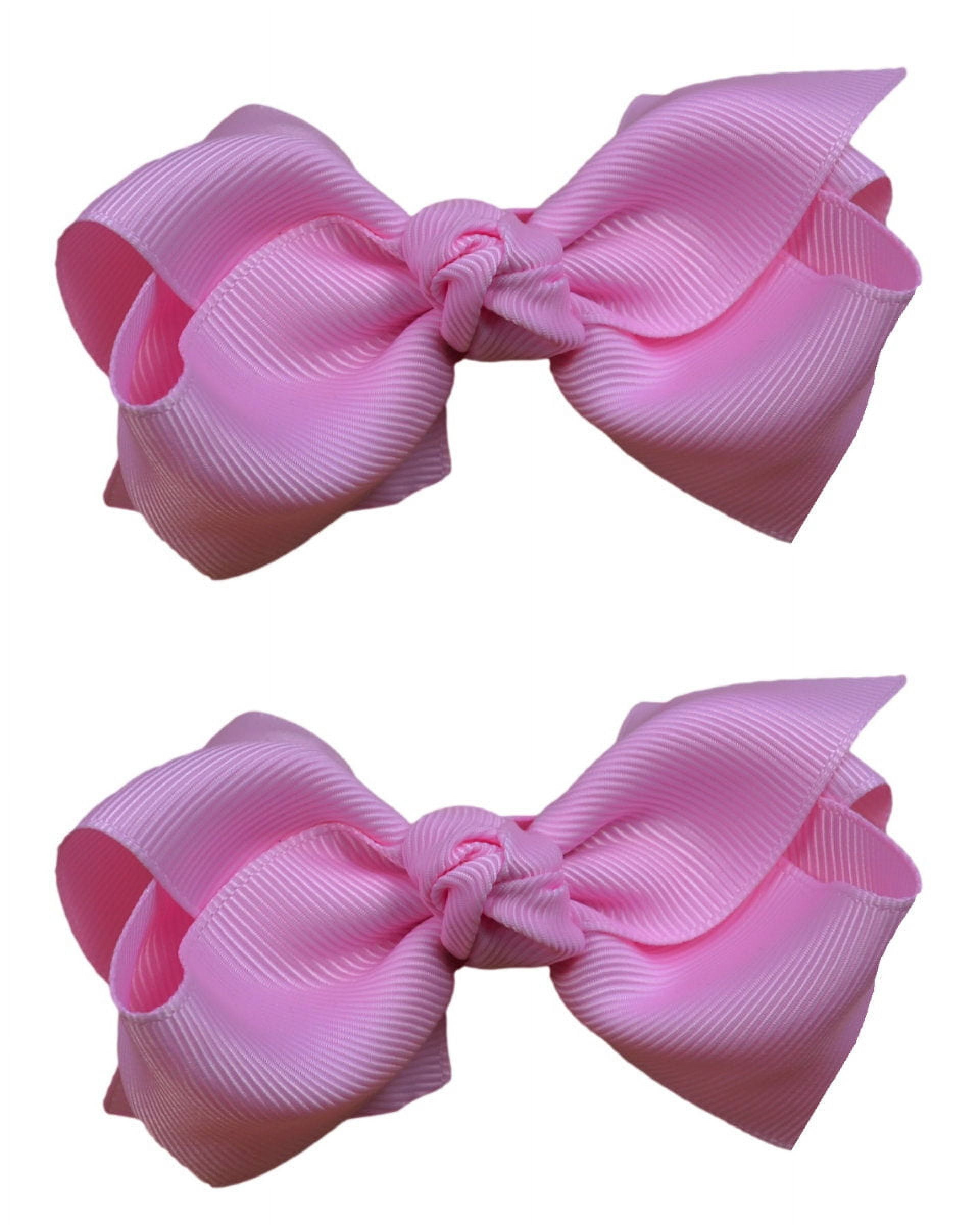 Set of 2 2.75Inch Grosgrain Ribbon Children's Hair Bows
