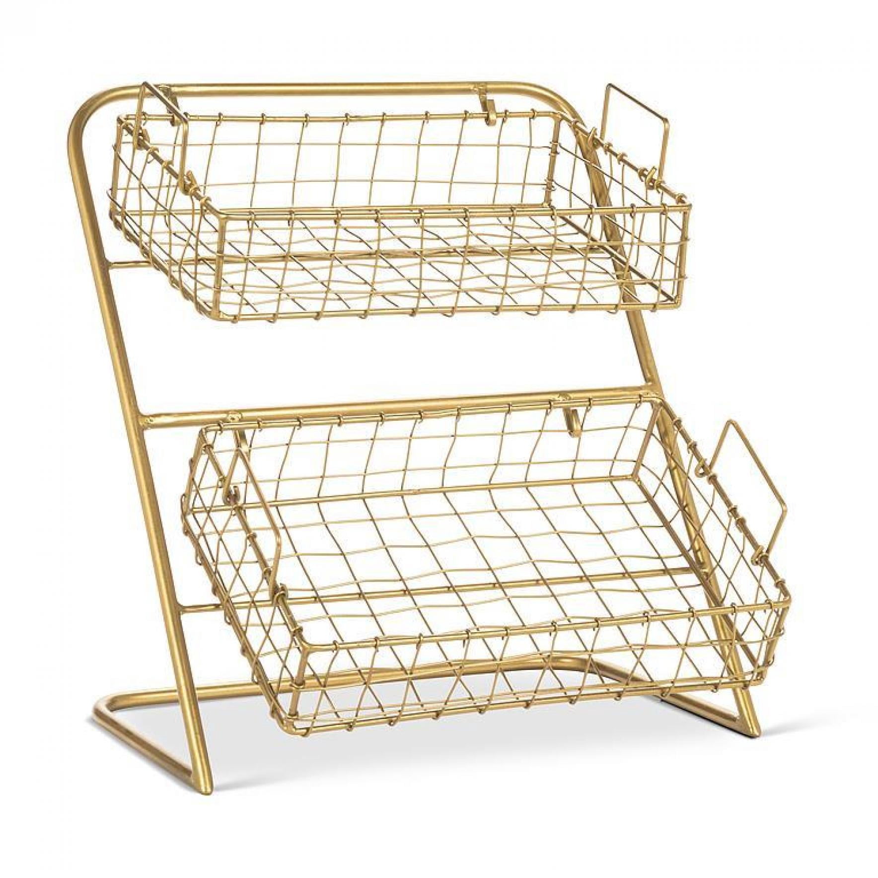 Set of 2 2 Trays Storage Rack - Walmart.com