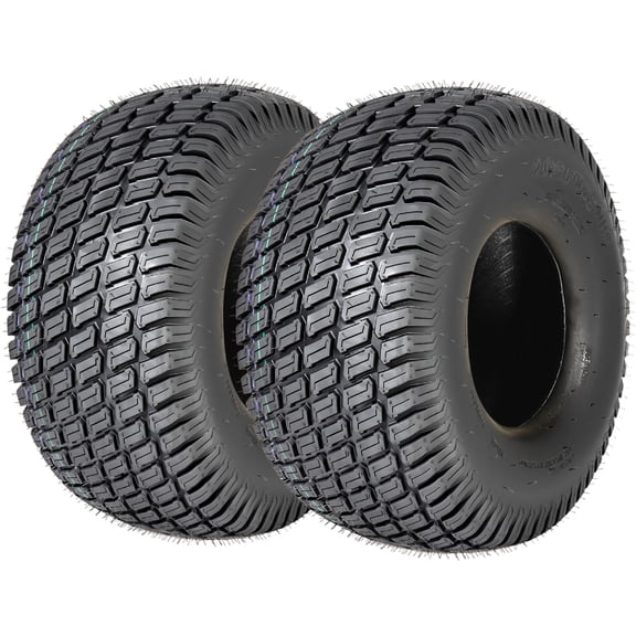 Set of 2 20x10.00-8 4-Ply Tubeless Lawn Mower Turf Tires, 1190 Lbs Max Load 8 Inch Rim Replacement Tire for Riding & Zero Turn Mower