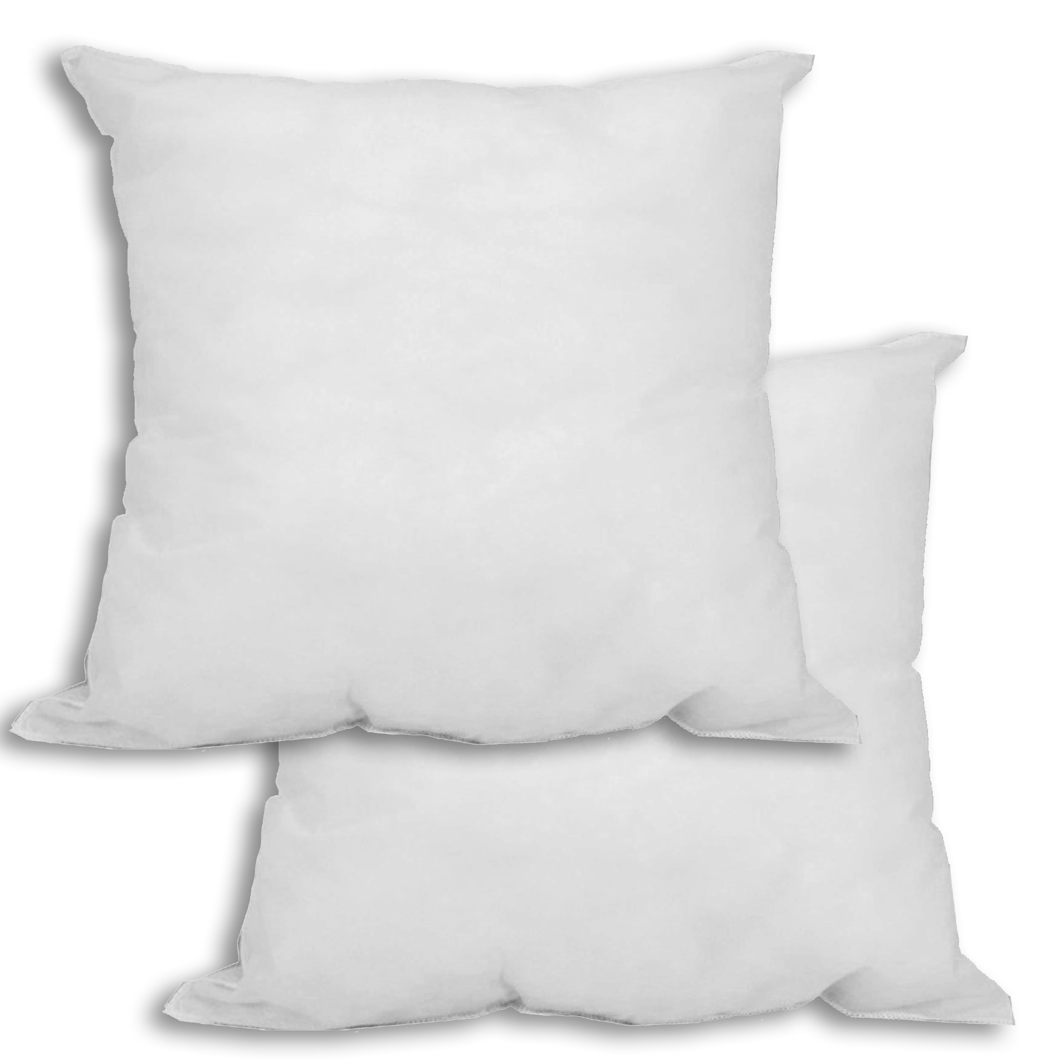 Set of 2 24 x 24 Premium Hypoallergenic Stuffer Pillow Insert, Square