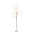 thumbnail image 1 of Set of 2 6 ft Pre-Lit White Artificial Twig Tree, 1 of 6