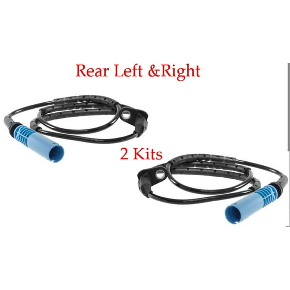 Set of 2 ABS Wheel Speed Sensor Rear Left Right For: 323 325 328I 328 330 335