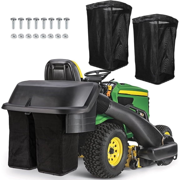 Set of 2 AM122416 For John Deere Equipment Grass Bags 100 Series Bagger??