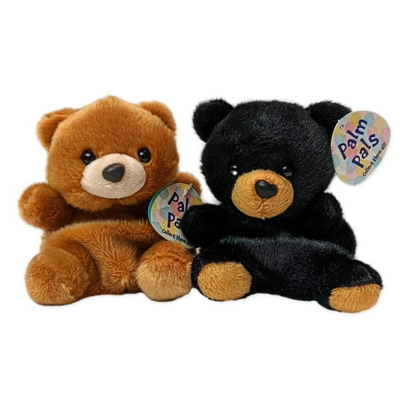 Set of 2 ARTIE BEAR & SLEEPY BEAR Palm Pals 5" Stuffed Animal Plush, Aurora