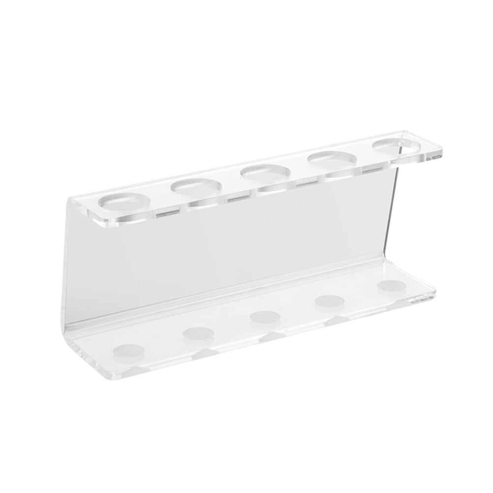 Set of 2 Acrylic Test Tube Display Stands Storage Rack for Tubes Shelf ...