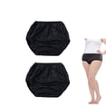thumbnail image 1 of Set of 2 Adult Diaper Covers,QZS Black Waterproof Pull-On Unisex Incontinence Cover,Plastic Leak-Protection Underwear for Indoor(S), 1 of 6