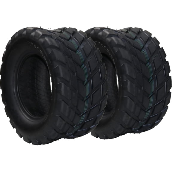 Set of 2 All-Terrain ATV/UTV Tires 18X9.5-8 4PR Tubeless Off-Road Tires for Mud Sand and Trail Riding Durable 8-In Wheels