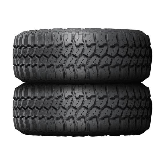 Set of 2 Americus Rugged MT LT265/70R17 121/118Q XL Tires Fits: 2017 Chevrolet Silverado 1500 WT, 2014-15 Chevrolet Silverado 1500 WT