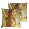 thumbnail image 1 of Set of 2 Angel Home Decor, Machine Washable Home Furnishing, 1 of 8