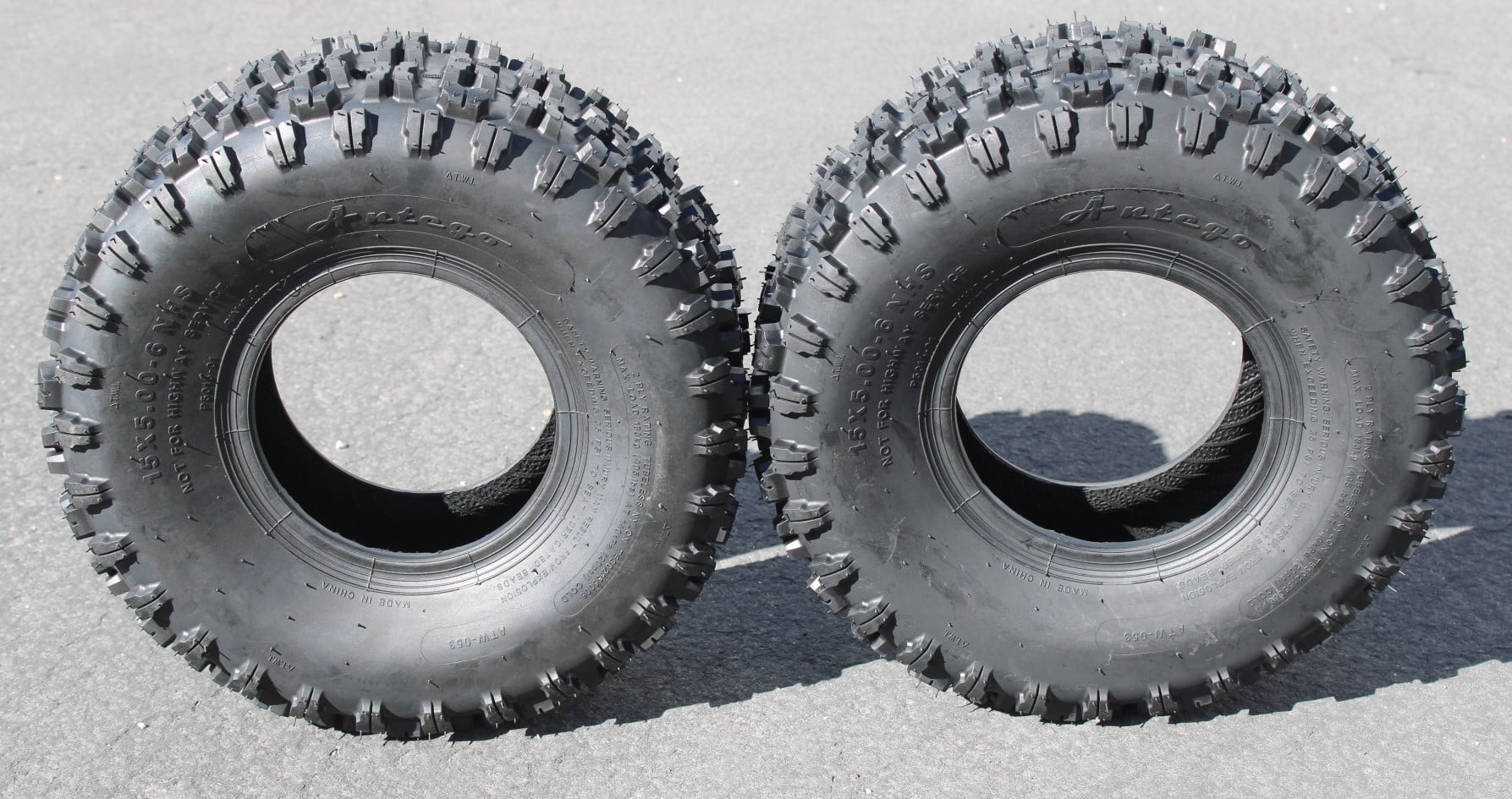 2) Tiller Tires 4.8x4x8 4.8x4-8 4.80-4.00-8 Ag Tread 4 Ply