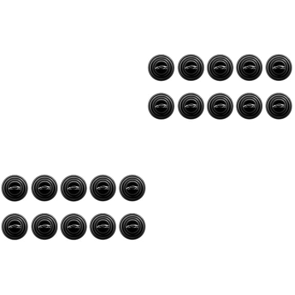 Set of 2 Anti-vibration Stickers for Car Doors Shock Absorber Absorbing Gasket