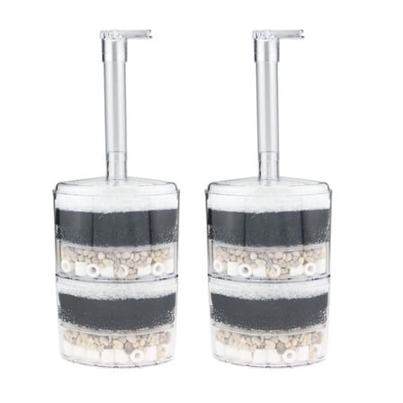 Set of 2 Aquarium Filter Biofilter for FreshWater and SaltWater FishTank Filter Cotton Filter Cartridge Filter