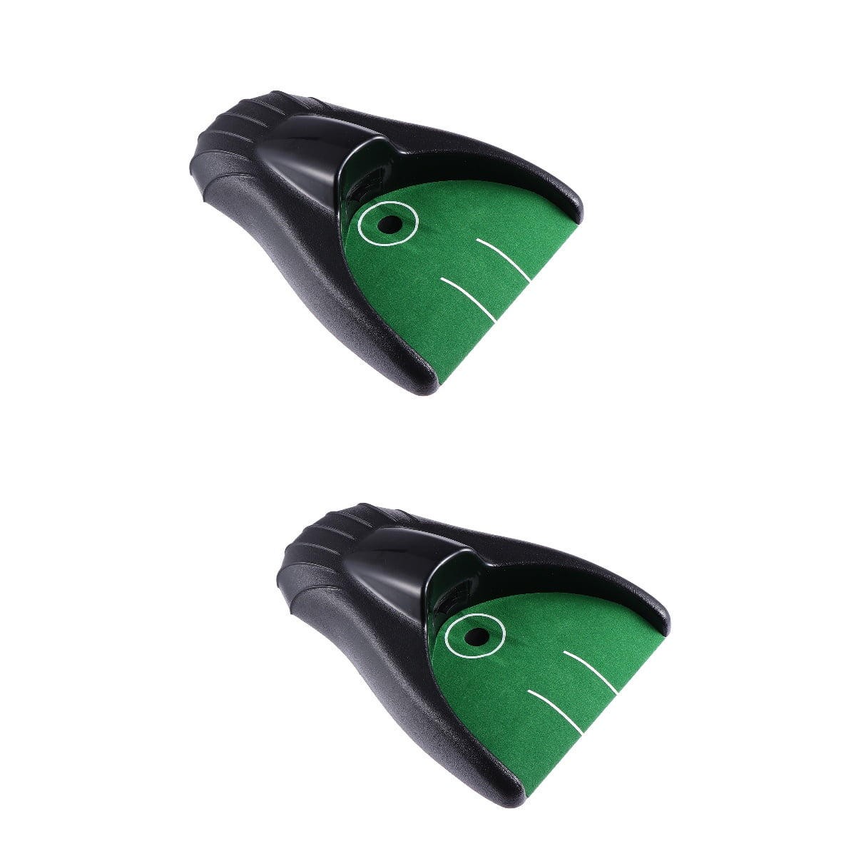 Set of 2 Automatic Ball Return Electric Golfs Putting Putter Cus Balls