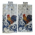 thumbnail image 1 of Set of 2 BLUE ROOSTER Floral Terry Kitchen Towels by Kay Dee Designs, 1 of 2