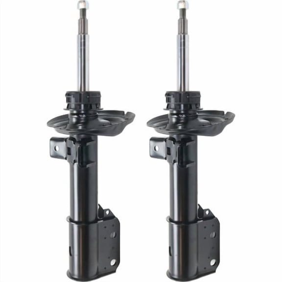 Set of 2 Bare Strut Front Driver & Passenger Side for MB Mercedes GLK350 Pair