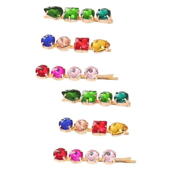 Set of 2 Barrettes for Girl Bang Clip Ponytail Hair Clips Thick