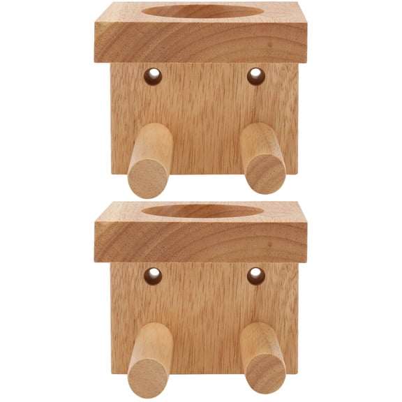 Set of 2 Bat Rack Ceiling Rod Holder Double Baseball Monitor Stands