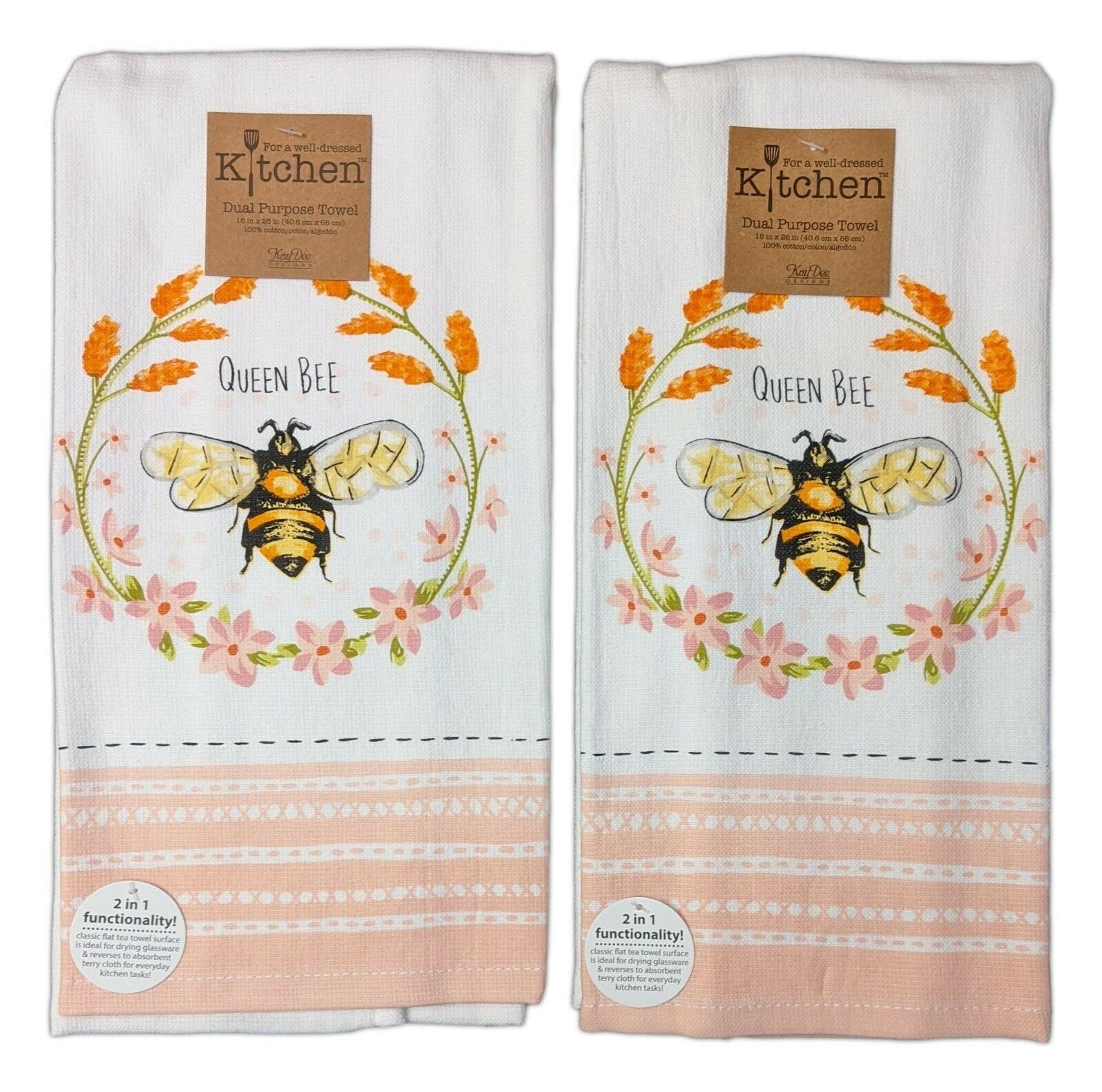 Kay Dee Designs Bee Inspired Kitchen Towels