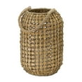 thumbnail image 1 of Set of 2 Beige Metal Wicker Candle Lantern 13", 1 of 1