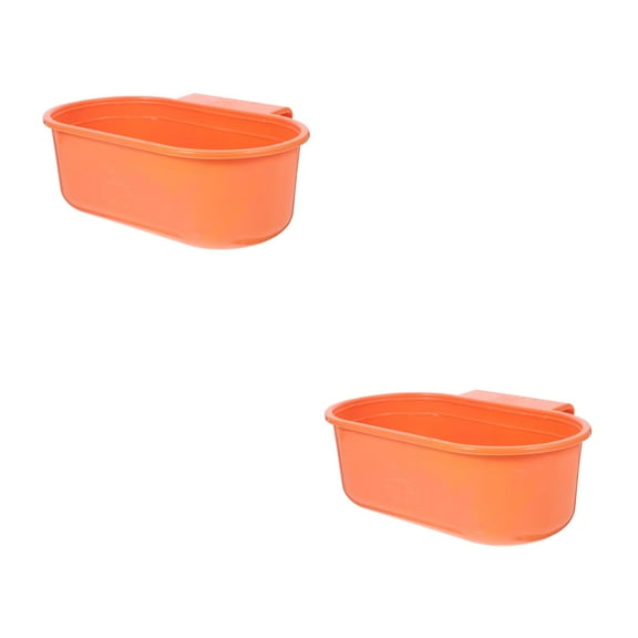 Set of 2 Bin Sink Hanging Basket 22.00X16.00X8.00CM Orange
