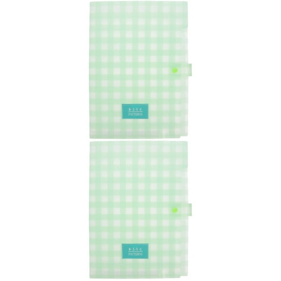 Set of 2 Binders Door File Holder File Folder Student 32.5X23.7X1.8CM Green