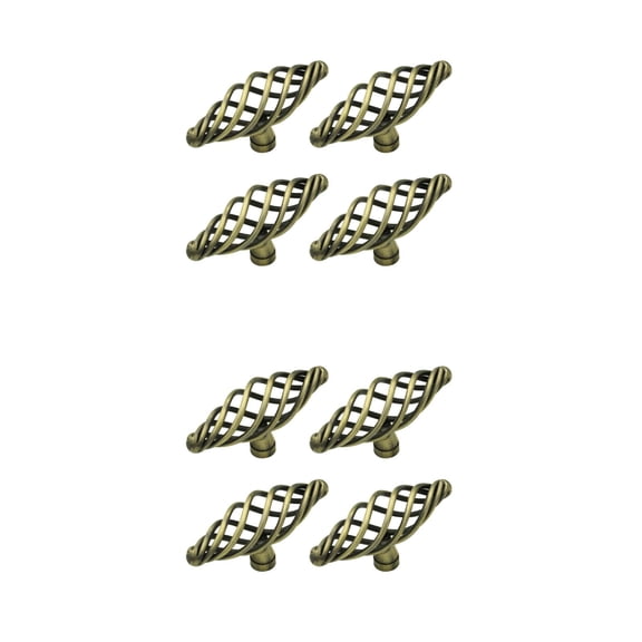 Set of 2 Birdcage Cabinet Knobs Drawer Pulls and Door Handle