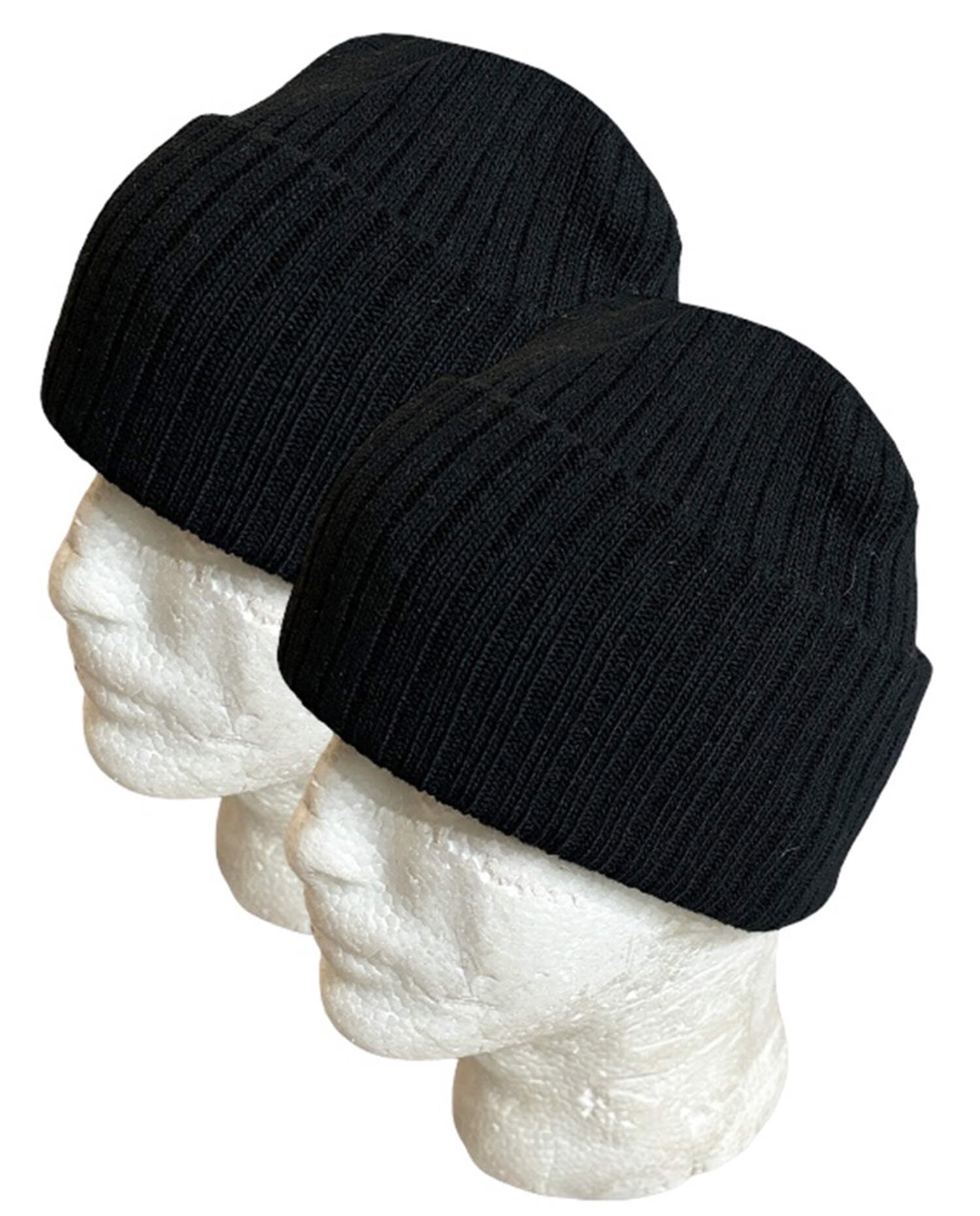 帽子 loose fit beanie / black Set of 2, Black Heavy Duty 135 Grams Slouchy Beanie Hat for Unisex