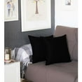 thumbnail image 1 of Set of 2 Black Modern Square Throw Pillows, 1 of 5
