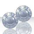 thumbnail image 1 of Set of 2 Bolt-On Rear Center Caps for 2019-2025 Ram 3500 Tradesman - Chrome, 1 of 3