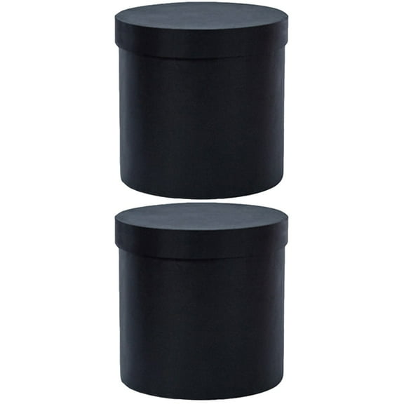 Set of 2 Bouquet Box Pink Decor Flowers Bride Gifts Mini Bags Bridesmaid Black