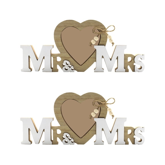 Set of 2 Bouquets Wedding Photo Frame Desktop Father Bride