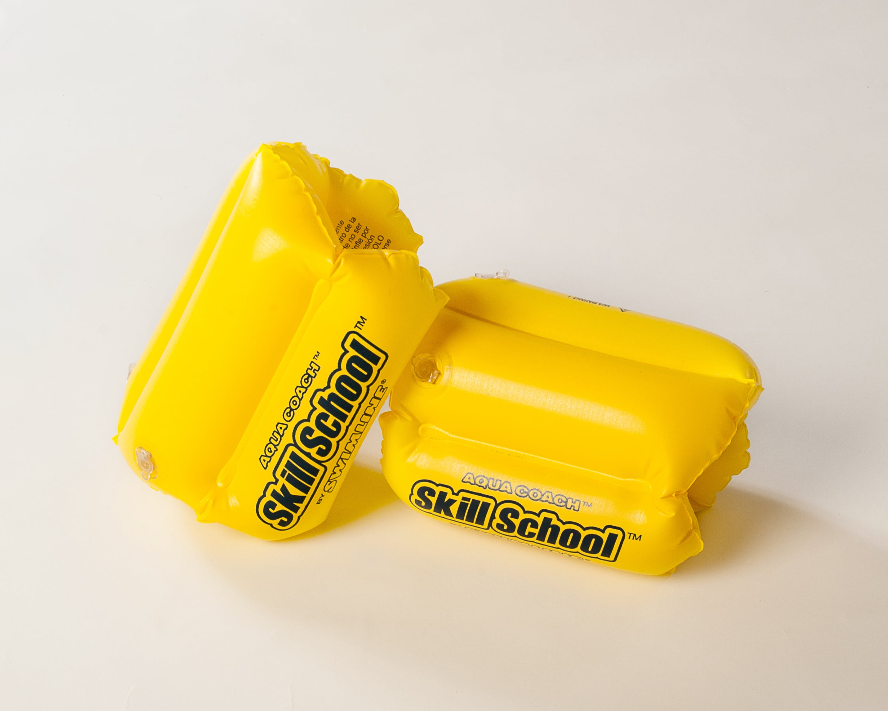 Swimline 2pc Inflatable Children's Swimming Pool Arm Bands - Yellow - 8.5"