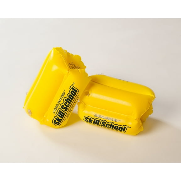 Swimline 2pc Inflatable Children's Swimming Pool Arm Bands - Yellow - 8.5"