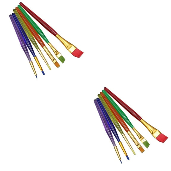 Set of 2 Brushes for Cakes Fondant Icing Cookie Decorating Projector Tools