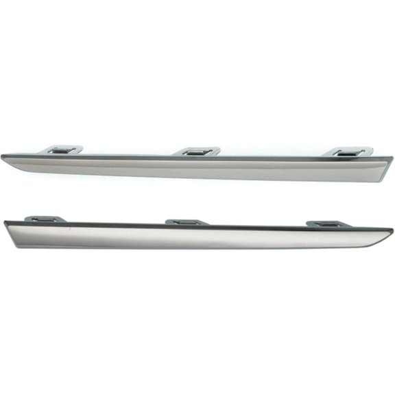 Set of 2 Bumper Face Bar Trims Molding Step Pads Rear Driver & Passenger Pair Fits select: 2017-2022 HONDA CR-V TOURING