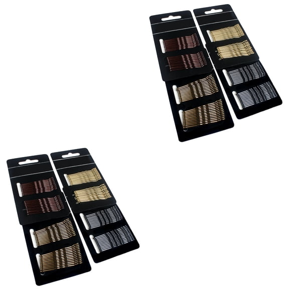 Set of 2 Bun Pin Grip Bobby Reusable Hairpins Classic Headdress Women's