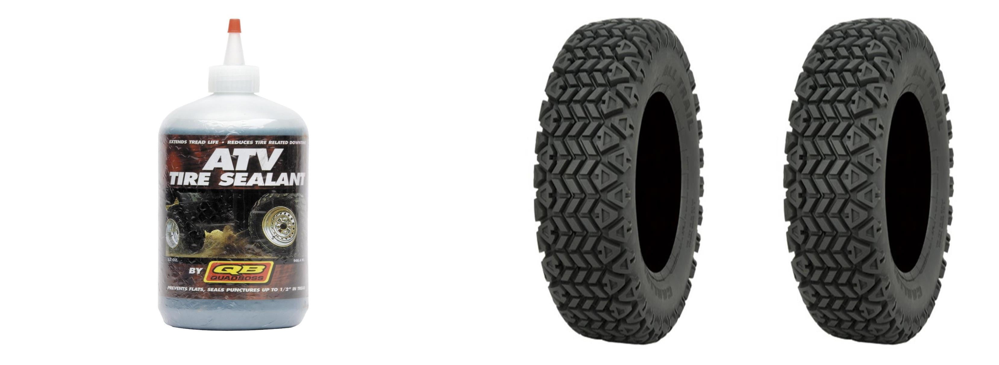 Set of 2 CARLISLE All Trail ATV Rear Tires 23x10.512 4ply with