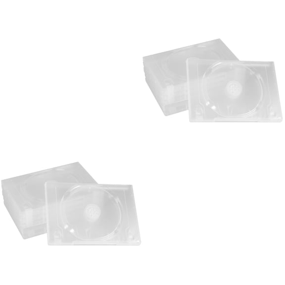 TAILTOSS Cd Storage Holder Portable Design with Outer Film for Labeling