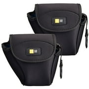 Set of 2 Case Logic CHC-101 Compact System Camera Day Holster Black