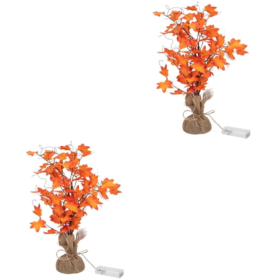 Set of 2 Ceiling Sign Tree Lights Creative Lamp Battery Operated